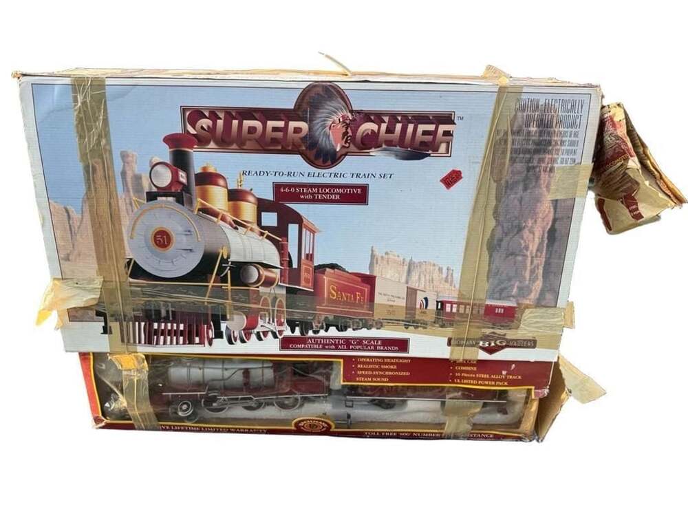 Bachmann Big Haulers Super Chief G Scale Electric Train Set